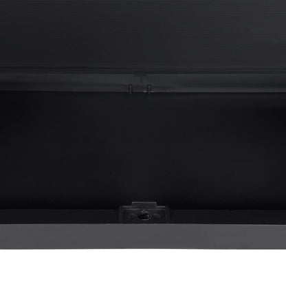 vidaXL Outdoor Storage Cabinet Black 97x37x165 cm PP