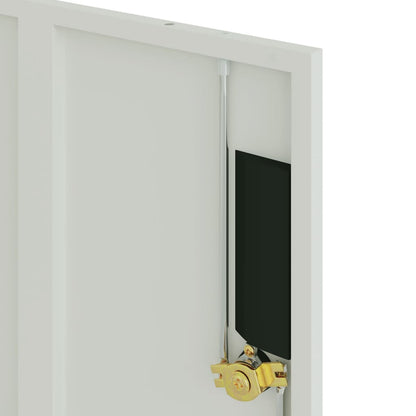 vidaXL File Cabinet Light Grey 90x40x40 cm Steel