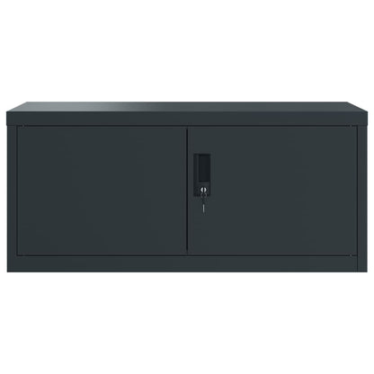 vidaXL File Cabinet Anthracite 90x40x40 cm Steel