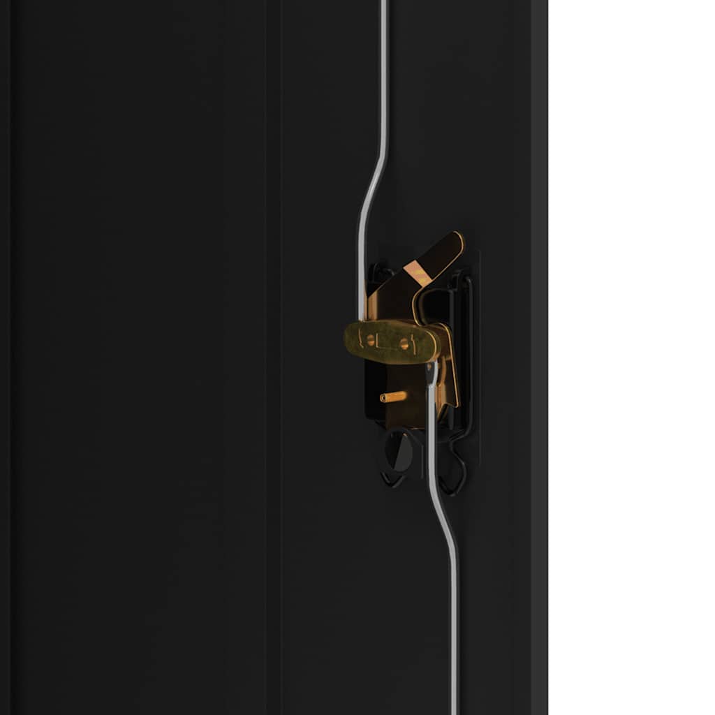 vidaXL File Cabinet Black 90x40x70 cm Steel