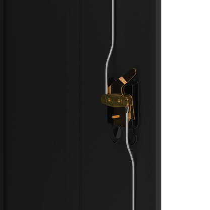 vidaXL File Cabinet Black 90x40x70 cm Steel