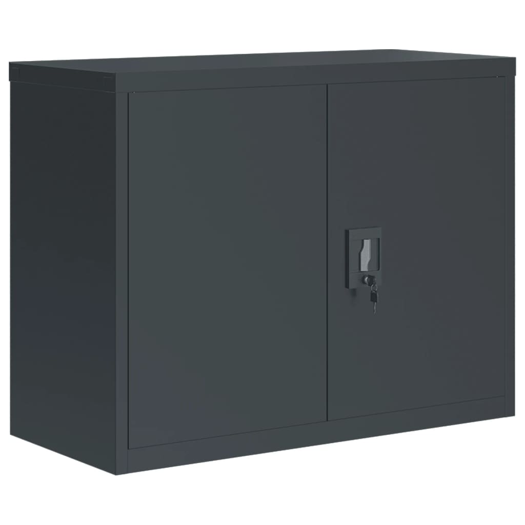 vidaXL File Cabinet Anthracite 90x40x70 cm Steel