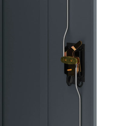 vidaXL File Cabinet Anthracite 90x40x70 cm Steel