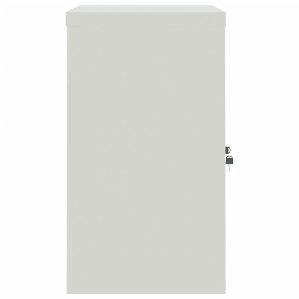 vidaXL File Cabinet Light Grey and Blue 90x40x70 cm Steel
