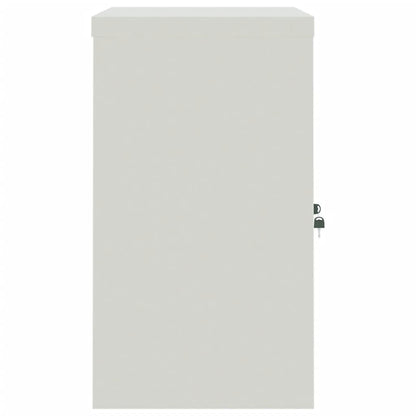 vidaXL File Cabinet Light Grey and Blue 90x40x70 cm Steel
