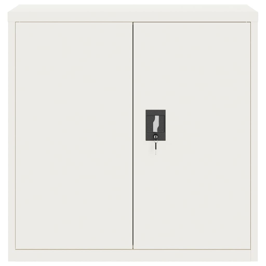vidaXL File Cabinet White 90x40x90 cm Steel