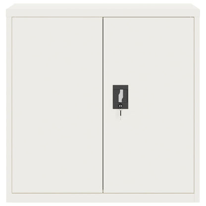 vidaXL File Cabinet White 90x40x90 cm Steel