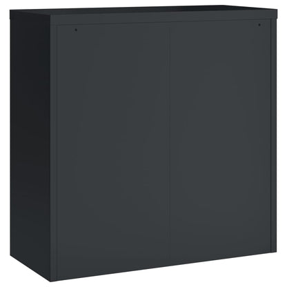 vidaXL File Cabinet Anthracite 90x40x90 cm Steel