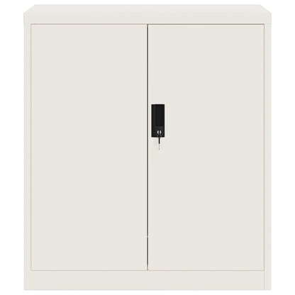 vidaXL File Cabinet White 79x40x90 cm Steel