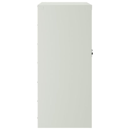 vidaXL File Cabinet Light Grey 79x40x90 cm Steel