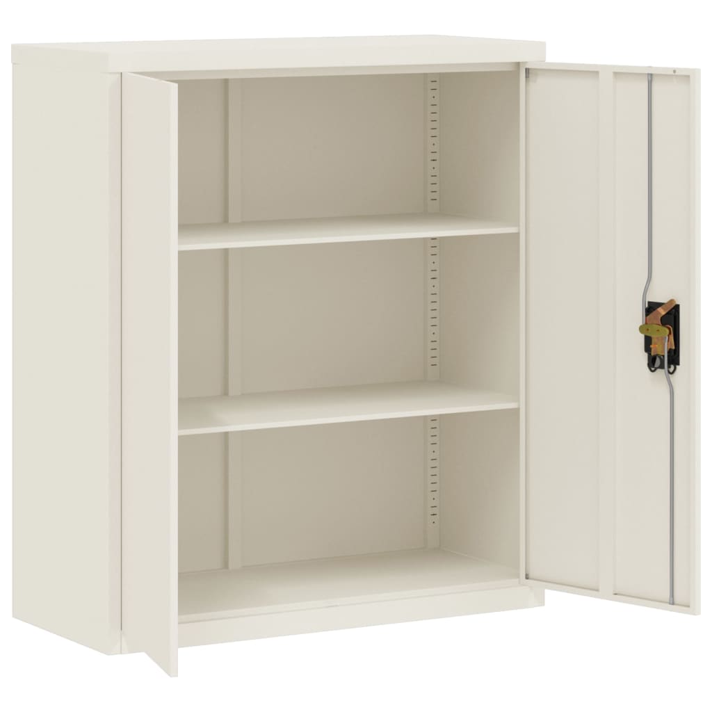 vidaXL File Cabinet White 90x40x105 cm Steel
