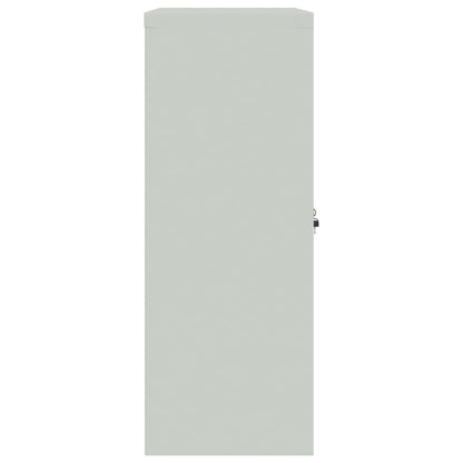 vidaXL File Cabinet Light Grey 90x40x105 cm Steel