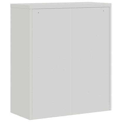 vidaXL File Cabinet Light Grey 90x40x105 cm Steel