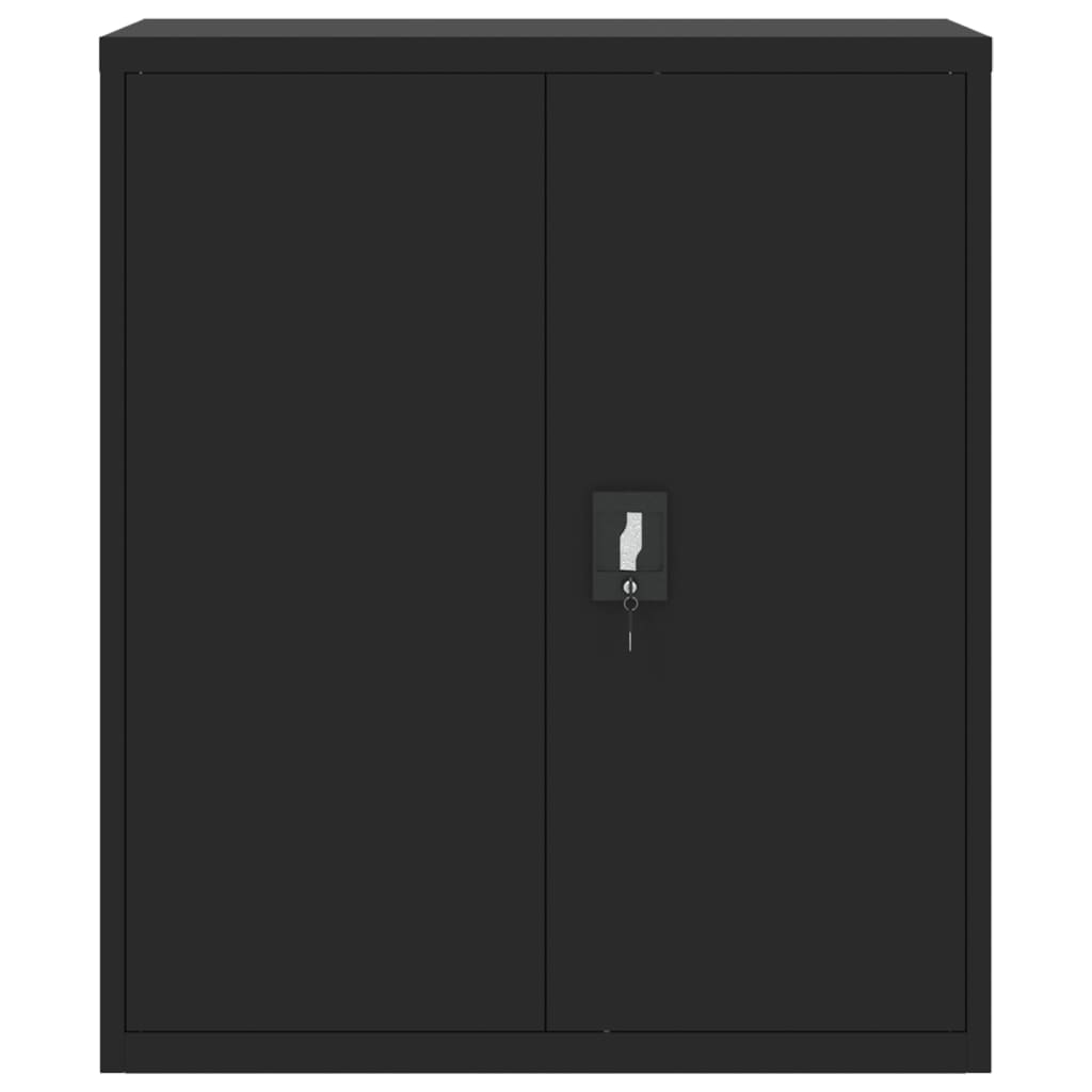 vidaXL File Cabinet Black 90x40x105 cm Steel