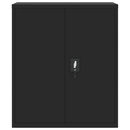 vidaXL File Cabinet Black 90x40x105 cm Steel