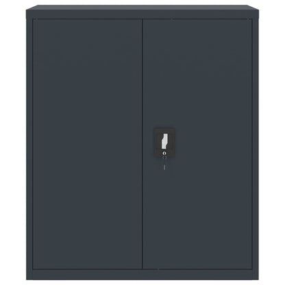 vidaXL File Cabinet Anthracite 90x40x105 cm Steel