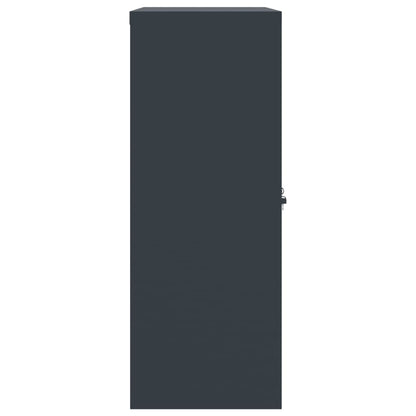 vidaXL File Cabinet Anthracite 90x40x105 cm Steel