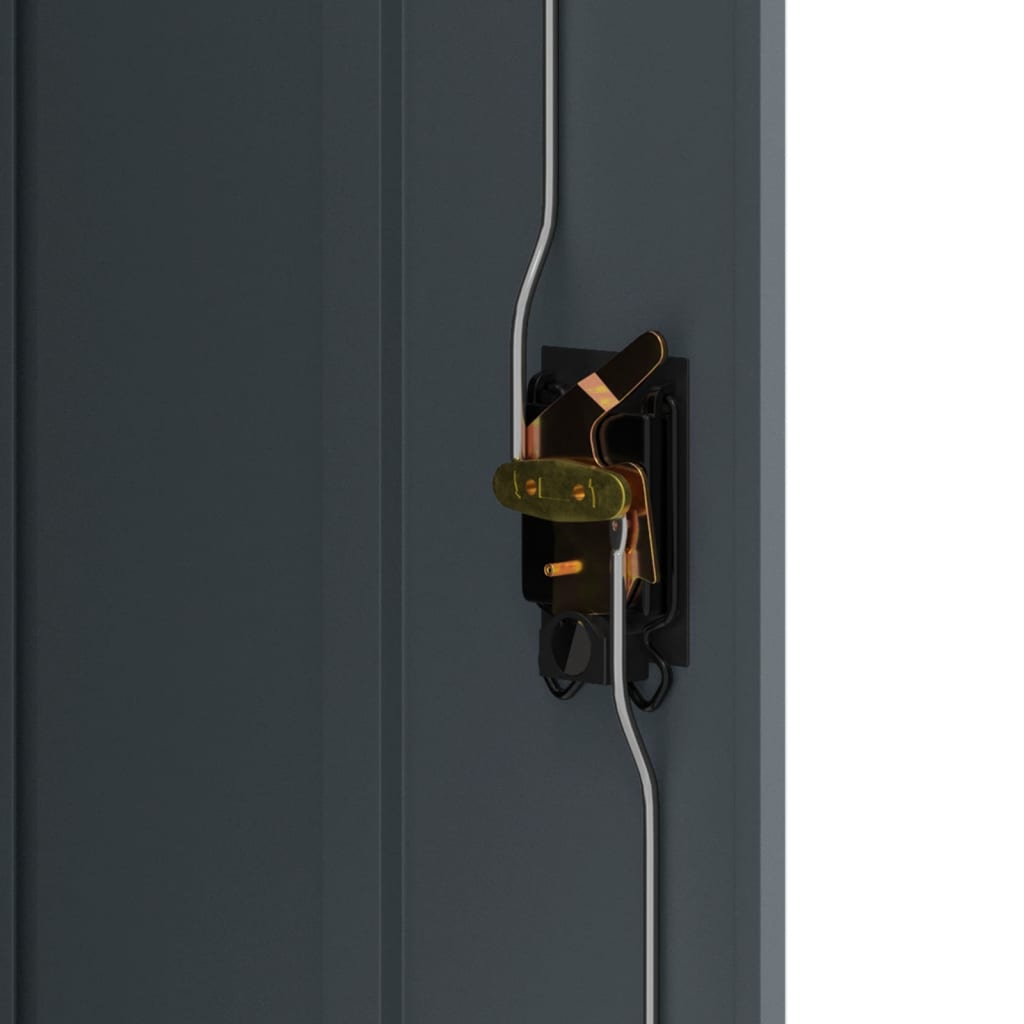 vidaXL File Cabinet Anthracite 90x40x105 cm Steel