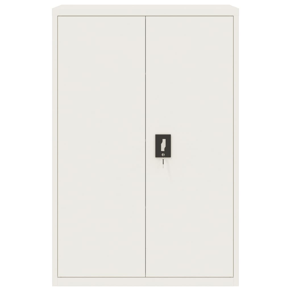 vidaXL File Cabinet White 90x40x140 cm Steel