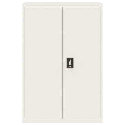 vidaXL File Cabinet White 90x40x140 cm Steel