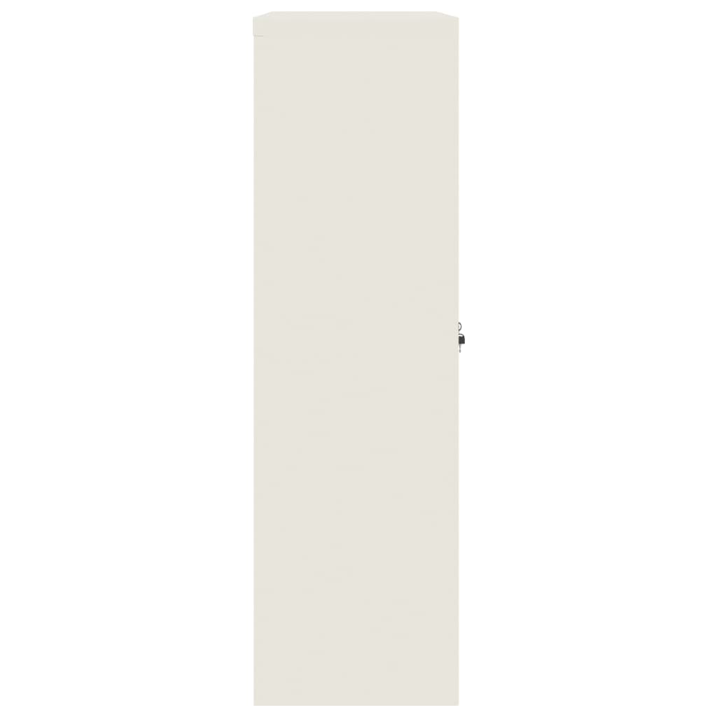 vidaXL File Cabinet White 90x40x140 cm Steel