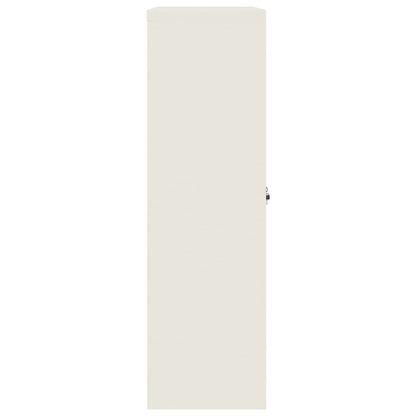 vidaXL File Cabinet White 90x40x140 cm Steel