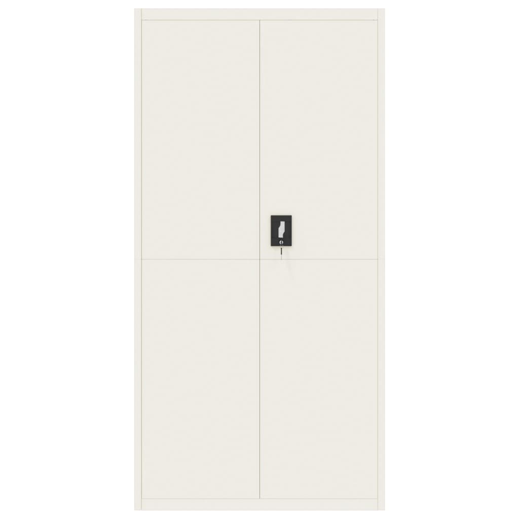 vidaXL File Cabinet White 90x40x180 cm Steel