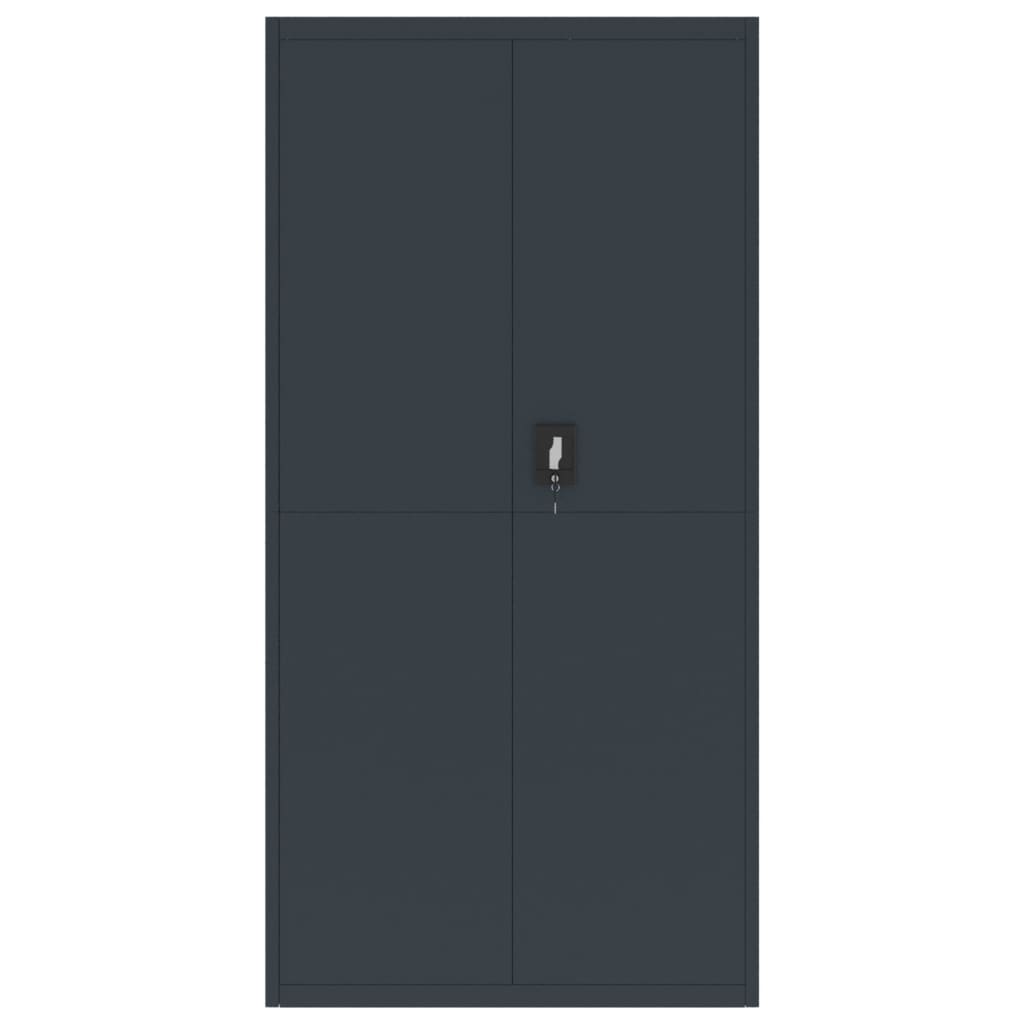 vidaXL File Cabinet Anthracite 90x40x180 cm Steel