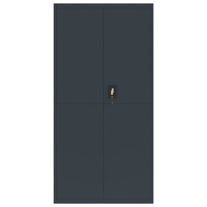 vidaXL File Cabinet Anthracite 90x40x180 cm Steel