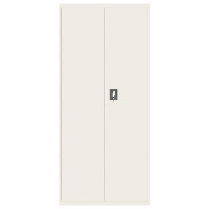 vidaXL File Cabinet White 90x40x200 cm Steel