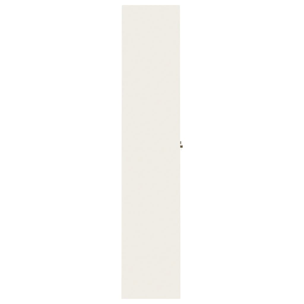 vidaXL File Cabinet White 90x40x200 cm Steel