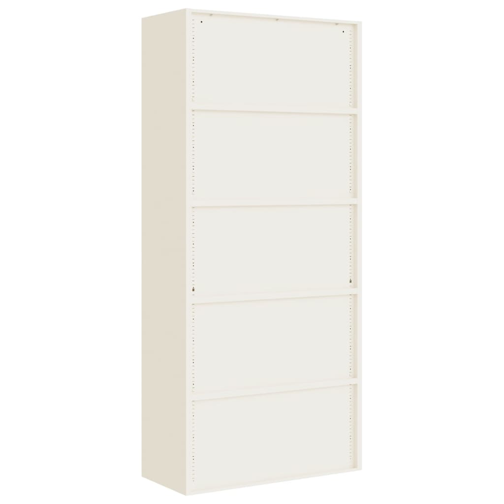 vidaXL File Cabinet White 90x40x200 cm Steel