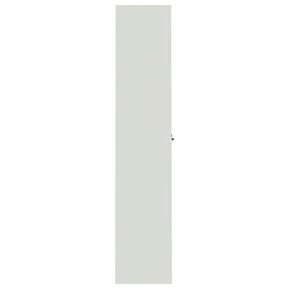 vidaXL File Cabinet Light Grey 90x40x200 cm Steel