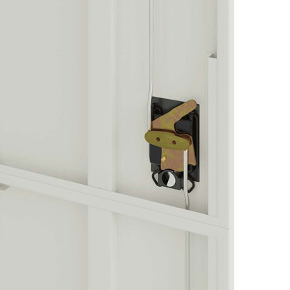 vidaXL File Cabinet Light Grey 90x40x200 cm Steel