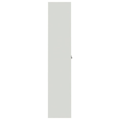 vidaXL File Cabinet Light Grey 105x40x180 cm Steel