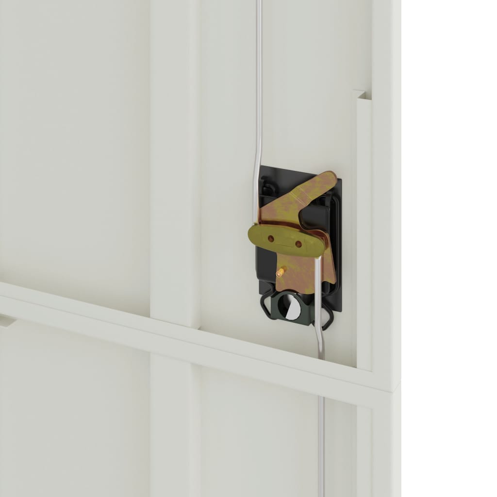 vidaXL File Cabinet Light Grey 105x40x180 cm Steel
