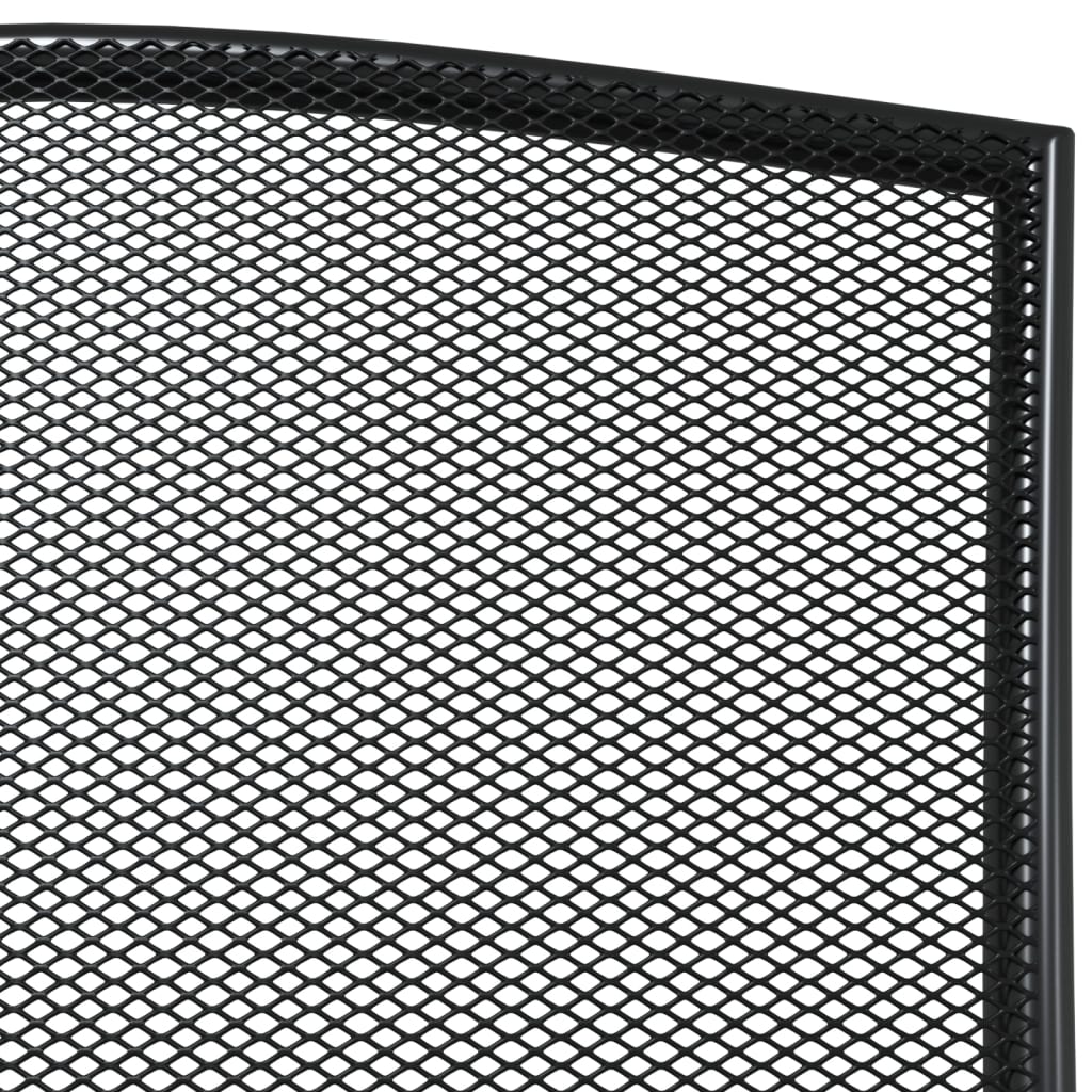 vidaXL Garden Dining Set | Anthracite | Steel | 3 Piece Set | Stackable