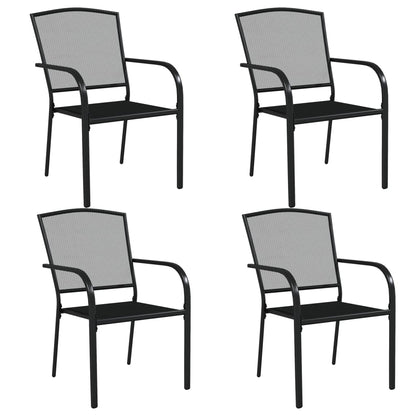 vidaXL Garden Dining Set | Anthracite | Steel (e-coated and powder-coated)