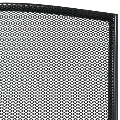vidaXL Garden Dining Set | Anthracite | Powder-Coated Steel | Medium | Stackable