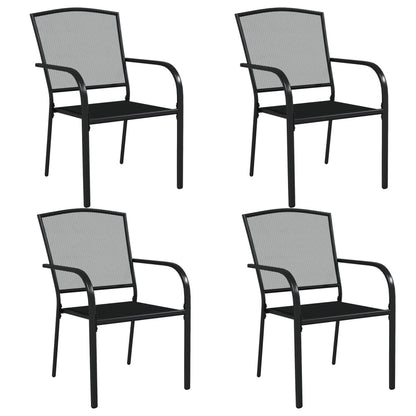 vidaXL Garden Dining Set | Anthracite | Steel (e-coated and powder-coated)