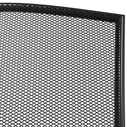 vidaXL Garden Dining Set | Anthracite | Steel | Medium | Stackable