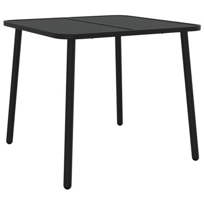 vidaXL Garden Dining Set | Anthracite | Steel | Small | Stackable