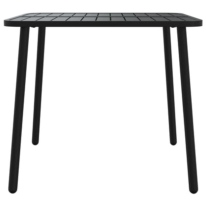 vidaXL Garden Dining Set | Anthracite | Steel | Small | Stackable