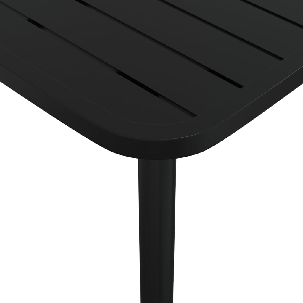 vidaXL Garden Dining Set | Anthracite | Steel | Small | Stackable