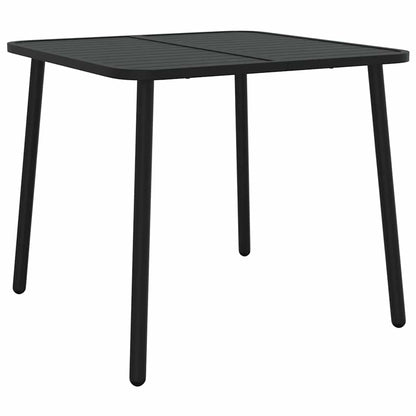 vidaXL 5 Piece Garden Dining Set Anthracite Steel