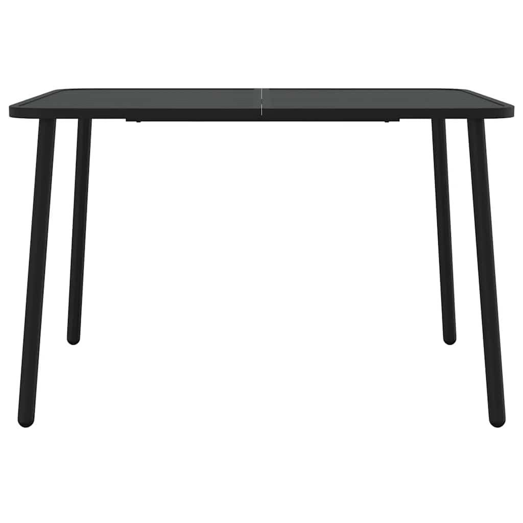 vidaXL 5 Piece Garden Dining Set Anthracite Steel