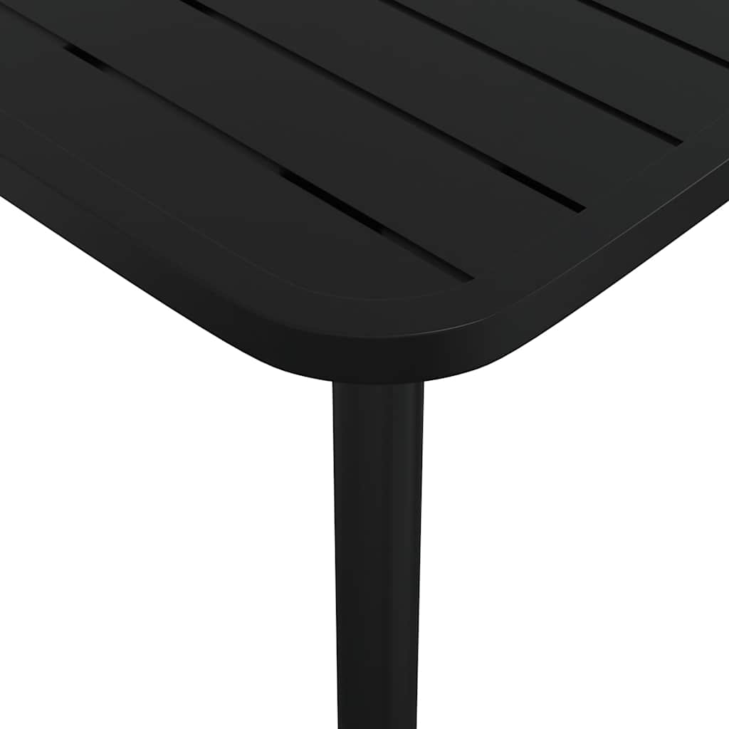 vidaXL 5 Piece Garden Dining Set Anthracite Steel