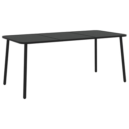 vidaXL Garden Dining Set | Anthracite | Steel | Medium | Stackable