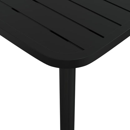 vidaXL Garden Dining Set | Anthracite | Steel | Medium | Stackable