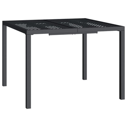 vidaXL 3 Piece Garden Dining Set Anthracite Steel